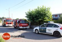 Arde una campana extractora en un domicilio de O Rosal