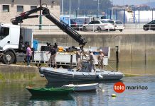 La Armada Española desembarca en Baiona