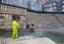 A Guarda realiza diferentes obras y trabajos de acondicionamiento para la época estival plaza san benito