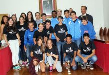 Baiona recibe a los componentes del club de baloncesto por sus logros conseguidos esta temporada