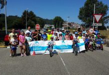 Éxito de participación en el Campus de Ciclismo de verano en Baiona