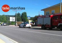 Dos heridos al chocar una moto y un coche en O Rosal