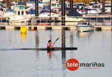 Baiona acoge la quinta regata de la Liga Gallega de kayak de mar