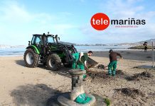 Baiona refuerza el servicio de limpieza con 5 operarios y una máquina limpiaceras