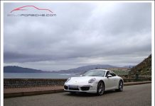 La página Soloporsche.com escoge Baiona y A Guarda para presentar el nuevo modelo de coche