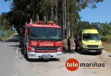 Rescatan a un pescador que cayó por un acantilado en Monteferro