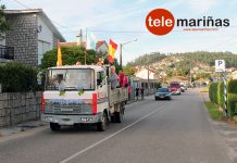Pasacalles de motos, camiones y turismos para honrar al patrón San Cristóbal en Tomiño