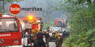 Incendio en Tomiño