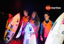 Cancelado el espectáculo del surf nocturno en la playa de Patos