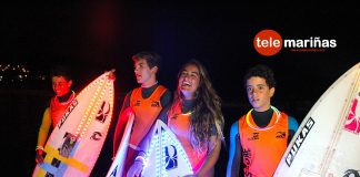 Cancelado el espectáculo del surf nocturno en la playa de Patos