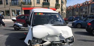 Accidente de tráfico en Nigrán