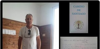 Peregrinos en A Guarda