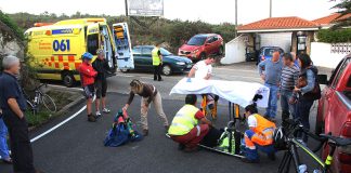 Accidente ciclista Mougás
