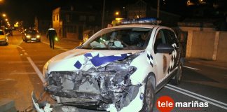 Accidente Policía Local de Nigrán