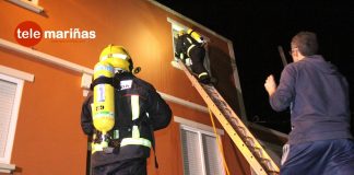 incendio en una casa de A Guarda