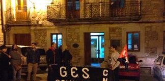 manifestación GES de A Guarda