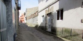 rúa calvario en A Guarda
