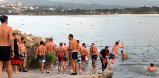 Chapuzón de Fin de Año en Baiona