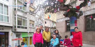 Plazas decoradas por Navidad