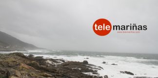 Temporal en la costa de As Mariñas