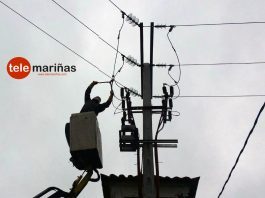 Avería en un transformador en Mougás