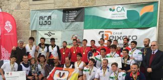 Club Remo do Miño Tui en la III Regata Internacional Centro de Mar
