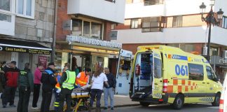 Herido al ser atropellado en un paso de peatones en Baiona