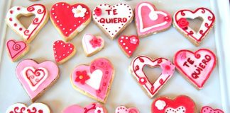 galletas decoración corazones