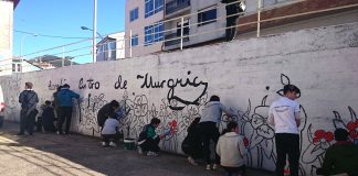 Mural Rosalía de Castro A Guarda