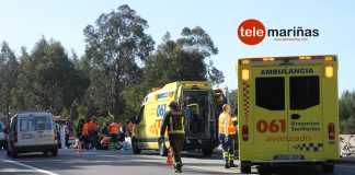 ambulancias accidente de a guarda