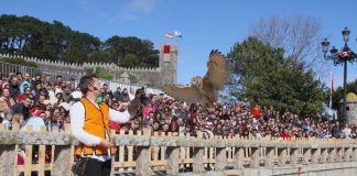 Miles de personas festejaron el 523 aniversario de la llegada de la carabela "Pinta" en Baiona