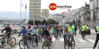 pedaladas solidaris en nigran y baiona