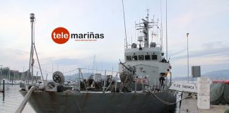 El patrullero de la Armada 'Tabarca' visita Baiona