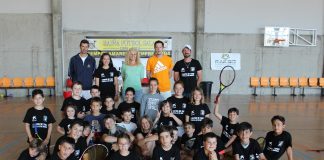 El número uno de Galicia visita el Campus de Tenis de Baiona