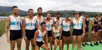 Histórica plata del Club Remo do Miño Tui