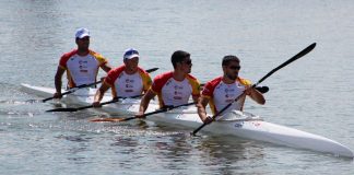 Roi Rodríguez, del Kayak Tudense, medalla de bronce en el Campeonato de Europa