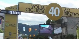 Gran victoria de Aser Estévez en la Volta Ciclista ao Ribeiro