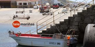 Rescatado tras volcar su embarcación en A Guarda
