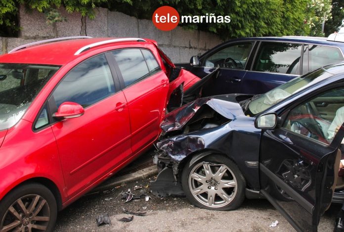 Seis vehículos implicados en un accidente de tráfico en Panxón