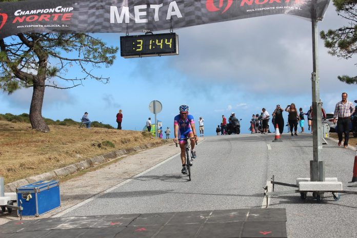 Un total de 198 ciclistas se dieron cita en la VIII Subida Cicloturista A Groba en Baiona