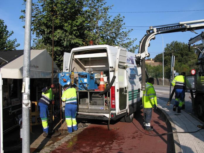 Nigrán repara los colectores de saneamiento