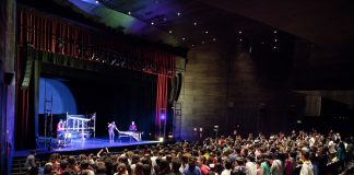 Espectáculo musical en el teatro municipal de Tui