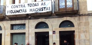 Homenaje a las víctimas de violencia machista en A Guarda