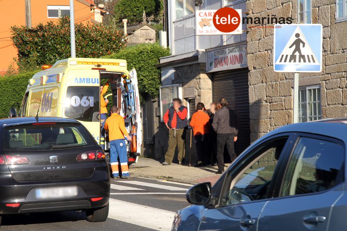 Dos heridos en un choque por alcance entre tres vehículos en Vincios