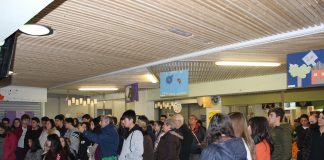 Dibujos contra la violencia de género en Baiona