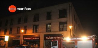 Arde un transformador en Gondomar