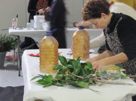 Vecinos y comerciantes de A Guarda crean sus propios adornos navideños