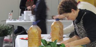 Vecinos y comerciantes de A Guarda crean sus propios adornos navideños