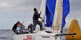 La clase J80 vuelve al agua este sábado en Baiona