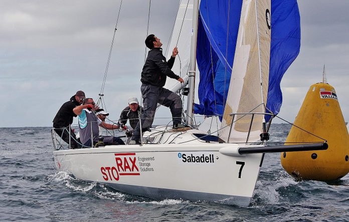 La clase J80 vuelve al agua este sábado en Baiona